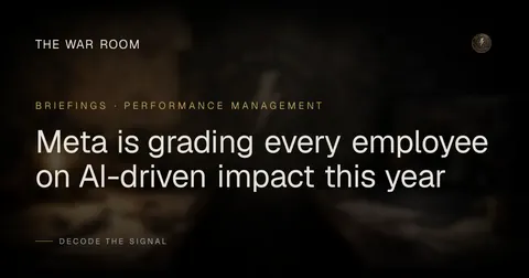 Meta is grading every employee on AI-driven impact this year