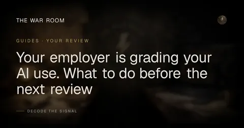 Your employer is grading your AI use. What to do before the next review