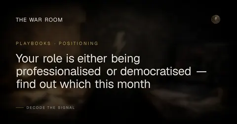 Your role is either being professionalised or democratised — find out which this month