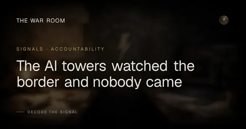 The AI towers watched the border and nobody came